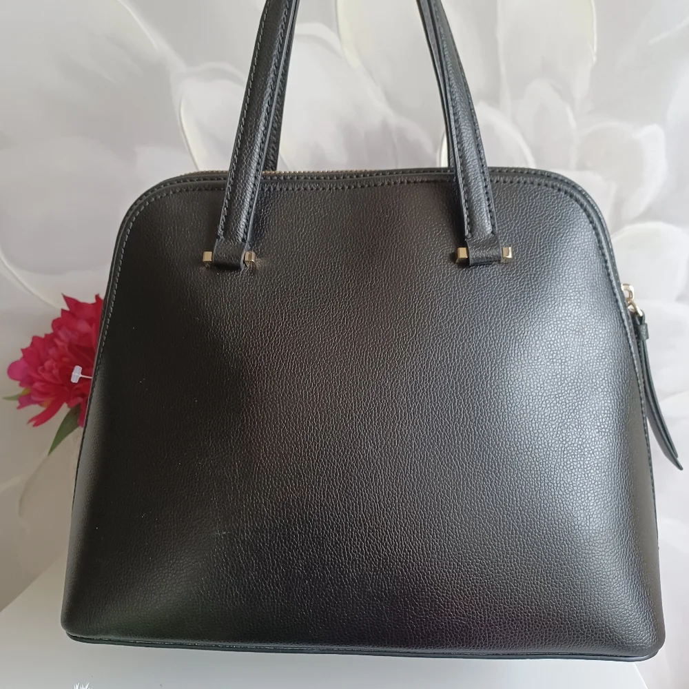 Kate Spade New York Black Patterson Drive Medium Dome Satchel - Picture 9 of 12